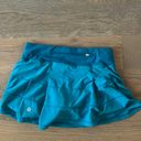 Lululemon Pace Rival Mid-Rise Skirt Teal Photo 1