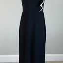 Ralph Lauren  Women's Formal Dress Size 4 Black Sleeveless Ruffled Long Gown Photo 1