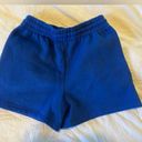 White Fox Boutique White Fox Check It Out Lounge Sweat Shorts Electric Cobalt Blue Photo 2