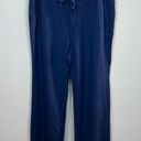 Tommy Hilfiger  Pants 16 Womens Navy‎ Blue Linen Blend Lightweight Drawstring Photo 9