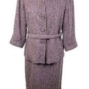 Lafayette 148  New York Virgin Wool Tweed Jacket Skirt Suit Set Women's Size 4/6 Photo 0