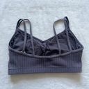 Danskin Gray Rib Double Strap Bralette Size Small Photo 3