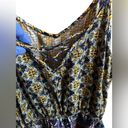 Angie  Womens Romper Colorful Shorts Spaghetti Strap Pockets Size Large Photo 2