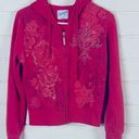 Southpole  Vintage Y2K Red Bling Zip Up Hoodies size Juniors Photo 7