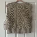 Twisted Redone Wool  Vest Cardigan Size Small Photo 5