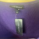 Lane Bryant NWT  Womens Long Sleeve Tunic Sweater Size 22/24 Purple Striped Photo 1