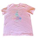 Disney 1971  50th Bella Canvas PINK TEE XL 100% Cotton Mickey Mouse Ears & Castle Photo 3