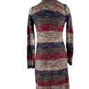 Ultra Flirt  long colorful striped open knit cardigan size S Photo 2