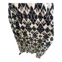 Loft  Black and Cream Diamond Print Boho Summer Maxi Dress Size L Photo 1