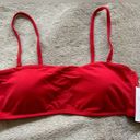 ANDIE NWT  Swim Rio Bikini Top, Cherry Red, Size M Photo 6