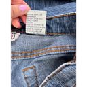 Bill Blass  Y2K Jeans Size 10 Blue with Tan Lace Photo 4