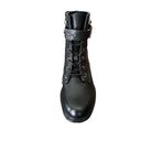 Zodiac  Gemma black leather combat boots Size 9.5 Photo 8