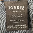 Torrid  High Rise Shortie Short Vintage Stretch Medium Wash Blue Plus Size 26 Photo 5