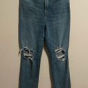 Good American  Good Vintage High Rise Distressed Straight Leg Jeans- Size 0 (25) Photo 3