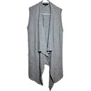 FATE. Angora Cardigan Sweater Vest Open Front Knit Sleeveless Handkerchief Hem Photo 9