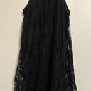 Xhilaration Black Lace Sleeveless Dress Lined Polyester EUC Women's XS Photo 6