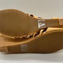 Nature Breeze  Sandal Womens 8 Tan Open Toe Strappy Gladiator Sandal Wedge NEW Photo 6