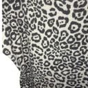 Harper Haptics by Holly  V-Neck Leopard Print Short Sleeve Gray Soft Tee Shirt Photo 4