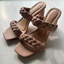 Cushionaire Nude Braided Strap Heels Photo 2