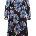 Bloomchic Size 30 • 6x •  • Colorful Floral Print Flutter Trim Dress Photo 5