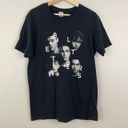 WHY DON'T WE Black & White 8 Letters Graphic Band Tee Size L Photo 2