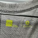 Xersion  Grey Print V Neck Short Slit Tie Sleeve size 0X Photo 1