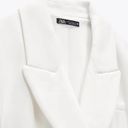 ZARA blazer dress white mini wrapped coctail party night out date Photo 9