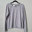 All In Motion  Top XXL Gray Long Sleeve Womens Work Out Gym Yoga Running NWT Photo 0