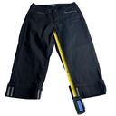 Riders By Lee Riders Black Cropped Pants Size 6M Photo 7