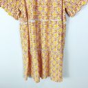 Ann Taylor  Petite Floral Cut Out Shift Dress Orange and Yellow Large Photo 8