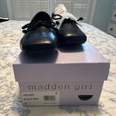 Madden Girl Steve  New Black Square Toe Ballet Flats With Bow Photo 2