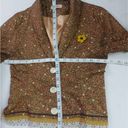 Lee Jaime  Floral Lace Ruched Sleeve Blazer Size S Photo 62