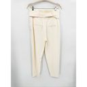 Veronica Beard  Setti Cream Ecru Paperbag Tie Waist Trouser Pants Size 10 Photo 3