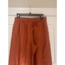 Roxy NWT  Lekeitio Burnt Orange Wide Leg Elastic Beach Pants Women's Size Medium Photo 5