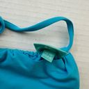 Melissa  Odabash Women’s Teal Triangle Bikini Top Size 6 Photo 5