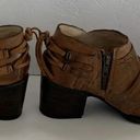 FREEBIRD by Steven  Sandi brown booties shoes boots 8 BoHo distressed RARE HTF Photo 3