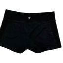 Lululemon Black Cotton Drawstring Shorts Women's Size 6 | 17 Photo 1