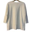 Spanx  Sweatshirt Size Small White Perfect Length Dolman 3/4 Sleeve Oversized Photo 3