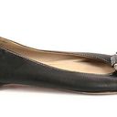 Buckle Black AGL Ballet Flats Shoes 10 Leather Peep Toe  Luxury Photo 0