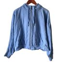 Sweaty Betty  Coastal Blue Essentials Zip Through Hoodie Size XL Photo 78