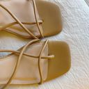 Madden Girl NWOT  Tan Sorrin Lace Up Sandals Photo 3