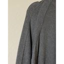 Lululemon ‎ Gray Long Open Asymetrical Cardigan Sweater Sz 8(based on measures) Photo 3