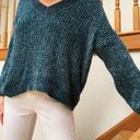 Hippie Rose Turquoise Sweater  Photo 2