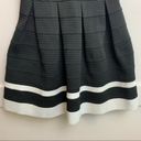 Sans Souci  Black & White Strapless Mini Dress Photo 5