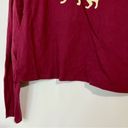 Treasure & Bond  Women’s NYC Cheetah Long Sleeve Tee Burgundy Size Large NWT Photo 99