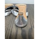 Ralph Lauren Collection Purple Label Silver Open For Sandals Kitten Heel Size 10 Photo 11