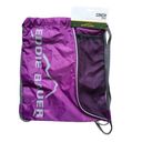 Eddie Bauer  Cinch Sack Purple Gray Trim Exterior Mesh Pocket Backpack Gym Bag Photo 0