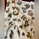 Edge  Sheer leopard print studded blouse‎ Sz S Photo 1