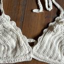 frankie's bikinis NWT Frankie’s Bikinis White Crochet Bikini Photo 5