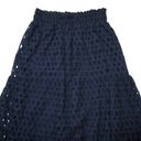 Anthropologie NWT by  The Somerset Maxi Skirt: Eyelet Edition in Navy M Photo 6